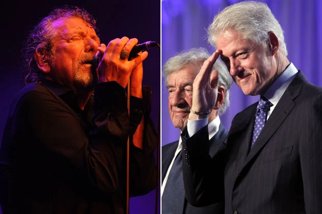 Robert-Plant-Bill-Clinton Robert Plant Bill Clinton