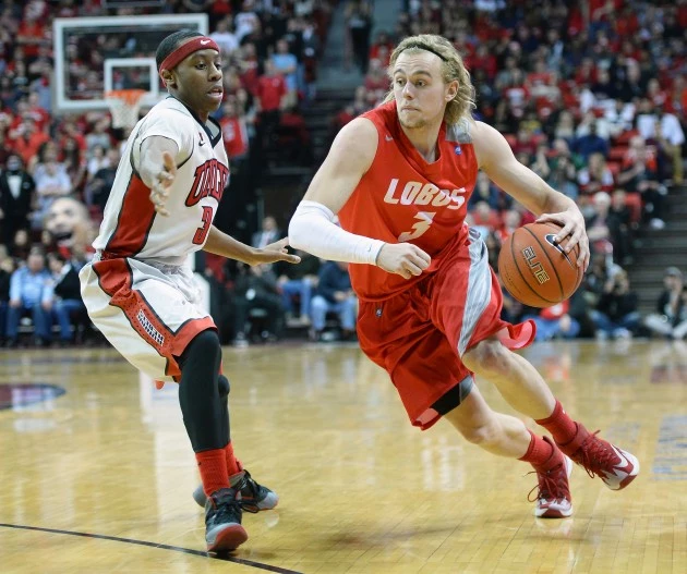 New Mexico v UNLV New Mexico Lobo Hugh Greenwood #3