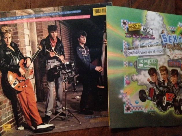 Stray Cats Album photo by Mike Rorabeck Townsquare Media Stray Cats Album and inner sleeve
