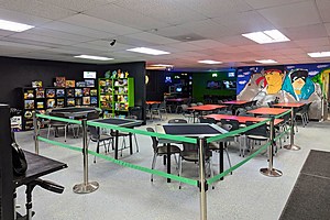 Game Masters of Cheyenne offers gaming spaces for the community in addition to its for-purchase items. Credit: Phylicia Peterson, TSM SE Wyoming
